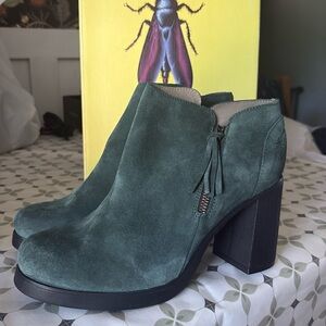 Fly London Green Ankle Boots